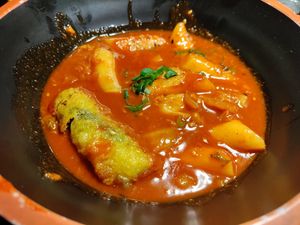 Rice cakes. Sadly no alternative fixings offered to replace what was removed at Panda in Catania