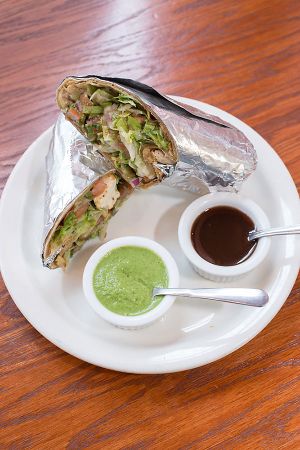 Burrito Wraps at Lotus Chaat and Spices in San Rafael