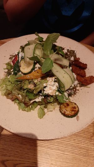 Soy meat salad at 44 Apartment in Tokyo