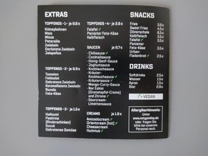 Menü 2 at NXT GEN KBP in Frankfurt