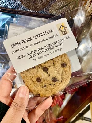 Tahini-Chocolate chip cookie 🍪  at Cabin Fever Confections in Fairborn