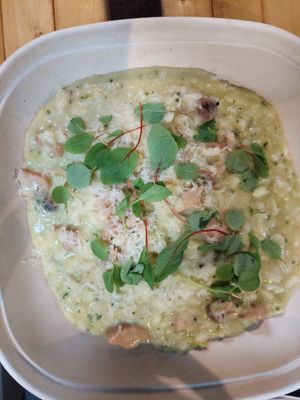 Risotto with mushrooms at Gladys  in Edgewater