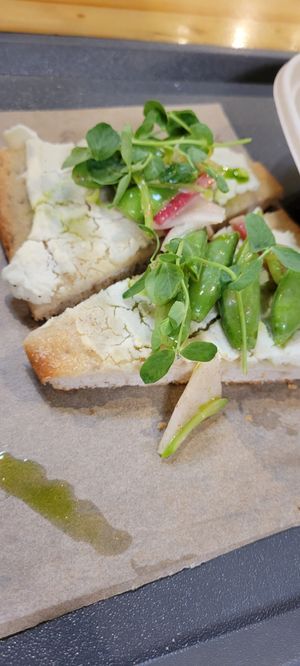 Spring flatbread at Gladys  in Edgewater