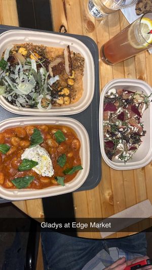 I dream about these gnocchi with basil and ricotta  at Gladys  in Edgewater