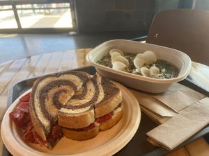 Reuben and risotto. at Gladys  in Edgewater