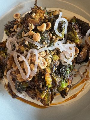 Fried Brussels sprouts   at Gladys  in Edgewater