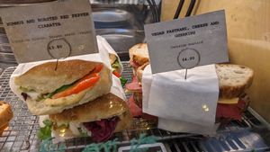 Sandwiches at Atkinsons in Lancaster