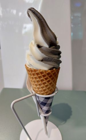 Black Sesame & To-Fu at HEA Ice Cream 迆雪糕專門店 in Kowloon