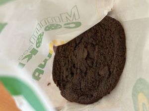 Vegan chocolate cookie  at Subway in Pisa