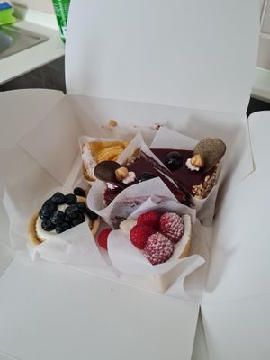 vegan pastry  at Caféhaus Siesmayer in Frankfurt