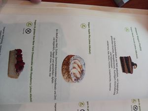 Part of the vegan cake selection at Caféhaus Siesmayer in Frankfurt