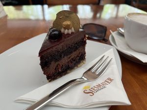 Black Forest Kuchen  at Caféhaus Siesmayer in Frankfurt