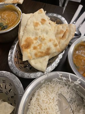 Vegan naan bread  at Indian Royal Food in Leuven