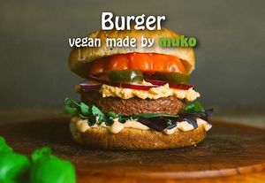 Burgers at Muko Vegan in Frankfurt