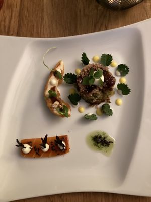 greetings from the kitchen  at Muko Vegan in Frankfurt