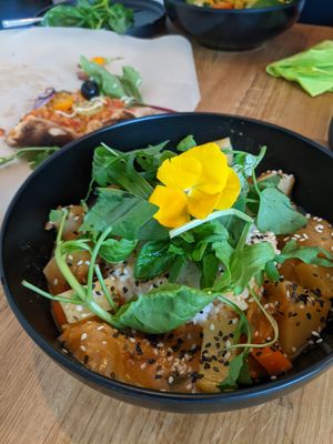 korean curry at Muko Vegan in Frankfurt