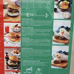 Menú poke burritos at Bira dos Namorados in Porto