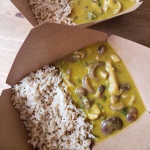 Bobó de cogumelo at ParadinhaVeg in Botucatu