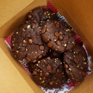Cookies de chocolate at ParadinhaVeg in Botucatu