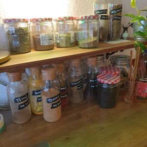 loose spices for sale at Jigu Curry 지구커리 in Seoul