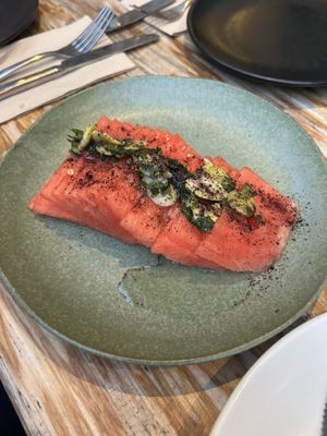 Watermelon stake  at Big Esso in Melbourne