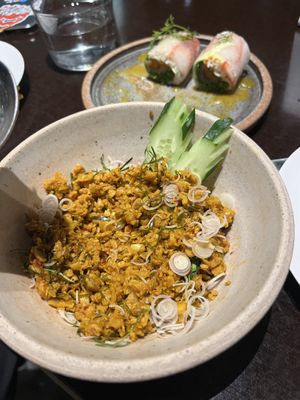 Dry curry  at Chompoo in Tokyo