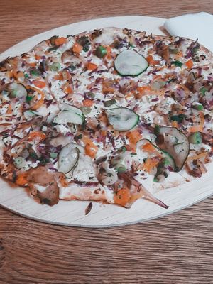 Tarte Flambee at Karma Café Bar in Offenburg