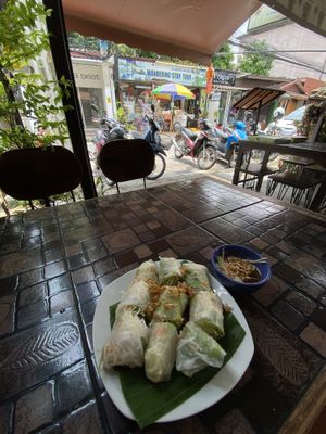 Fresh Spring Rolls   at The Coconut Shell in Chiang Mai