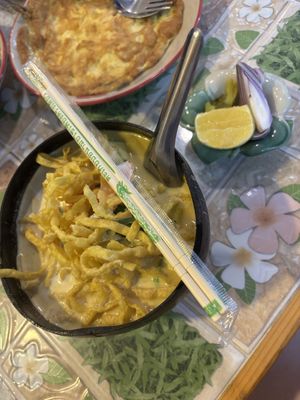 *omelette is not vegan it was my partners dish.   at The Coconut Shell in Chiang Mai