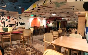 Upstairs at Miró in Tirana