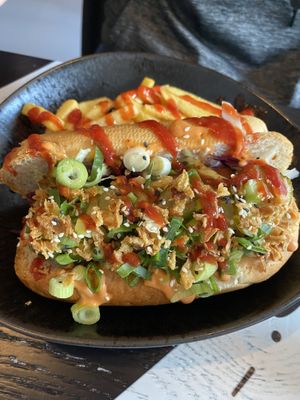 My friends dog  at Unfckd in Berlin