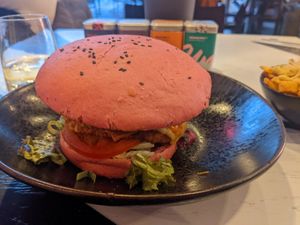 New original burger at Unfckd in Berlin