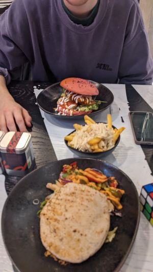 Stuffed pitta - kebab at Unfckd in Berlin