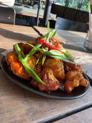 Cauliflower nuggets  at Louie Louie in Amsterdam
