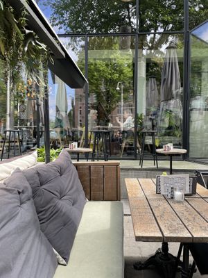 Outside   at Louie Louie in Amsterdam