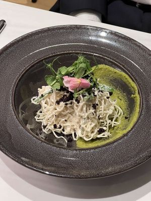Kelp noodles at Adesse in London