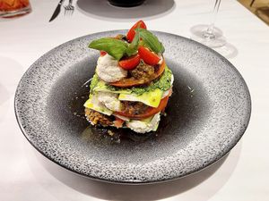 Lasagne - Too much nut purée and not great overall + this is a copy/paste from Althea in Chicago   at Adesse in London