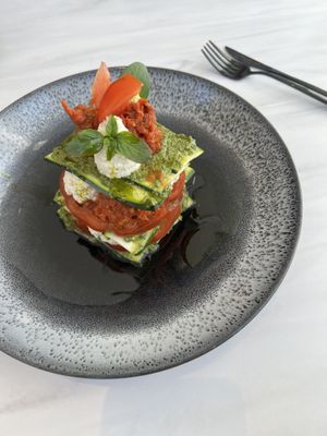 Raw lasagne   at Adesse in London