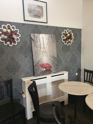 Inside at Café la Maison in Munich