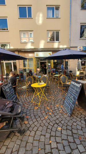 Terrasse at Café la Maison in Munich