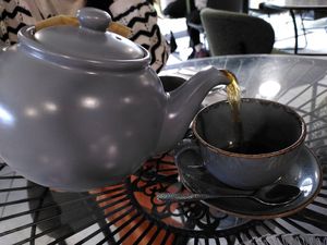 Nice tea (May 2025) at The Running Fox in Alnwick