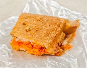 Coconut pancake at Yean Heng Pancake in Central Singapore