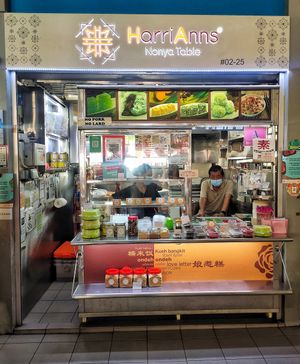Stall front at HarriAnns Nonya Table in Central Singapore