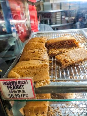 Brown rice pancake at Tiong Bahru Mian Jian Kueh in Central Singapore