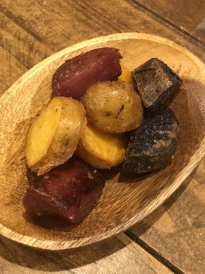 Potatoes at Vegginy in Kyoto