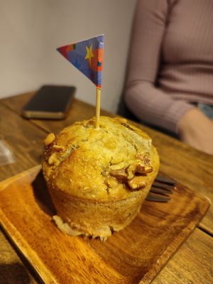 Muffin at Vegginy in Kyoto