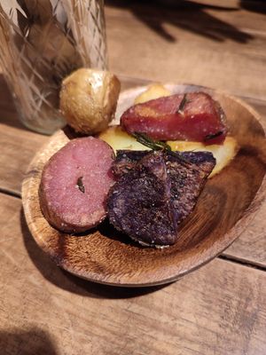 Rosemary potato side dish at Vegginy in Kyoto