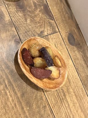 mhhh potatoes 😏  at Vegginy in Kyoto