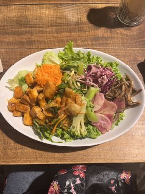 I forget what this was called but it’s basically like a Buddha bowl😄 at Vegginy in Kyoto