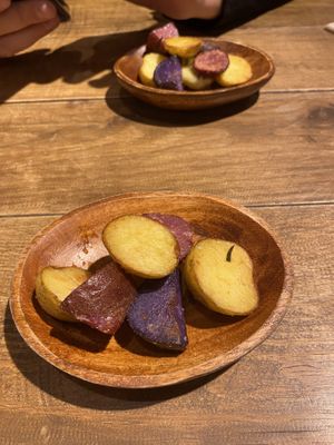 Fried potatoes  #Veganuary at Vegginy in Kyoto